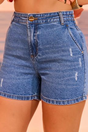 Short Jeans Cintura Alta