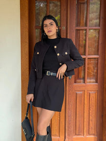 Saia em Alfaiataria Yumi