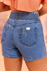 Short Jeans Cintura Alta