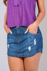Mini Saia Jeans